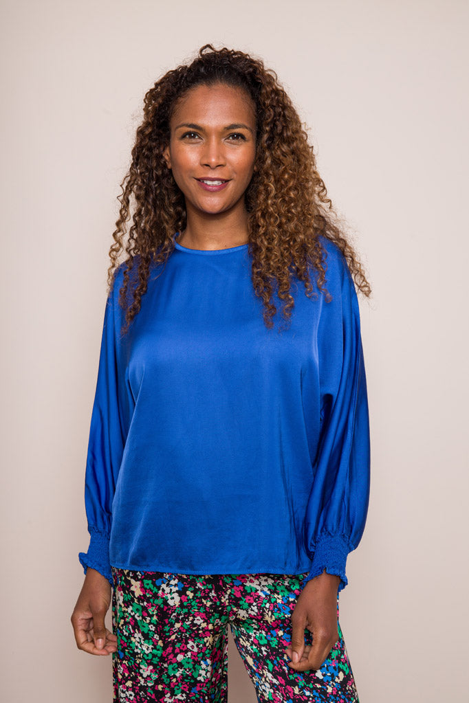 LS TOP ROYAL BLUE GABRIELLE SUZY D LONDON