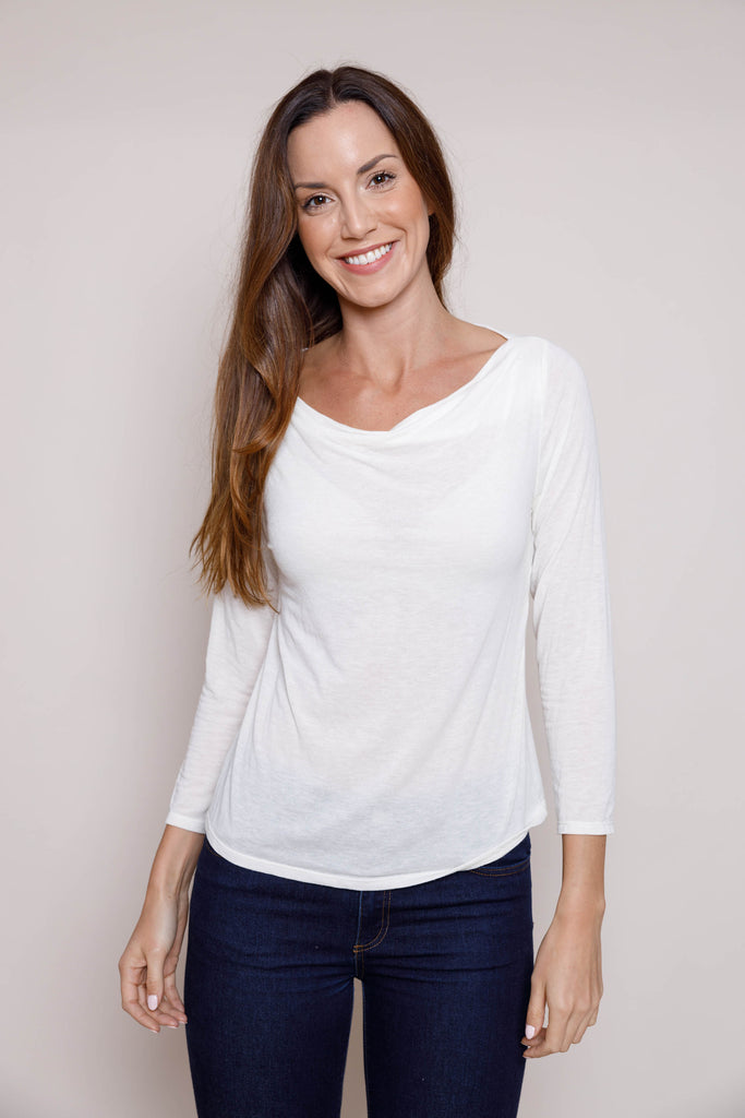 Gale Soft Cashmere Mix Layering Top