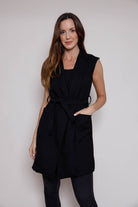 Suzy D  London Gilet with belt 