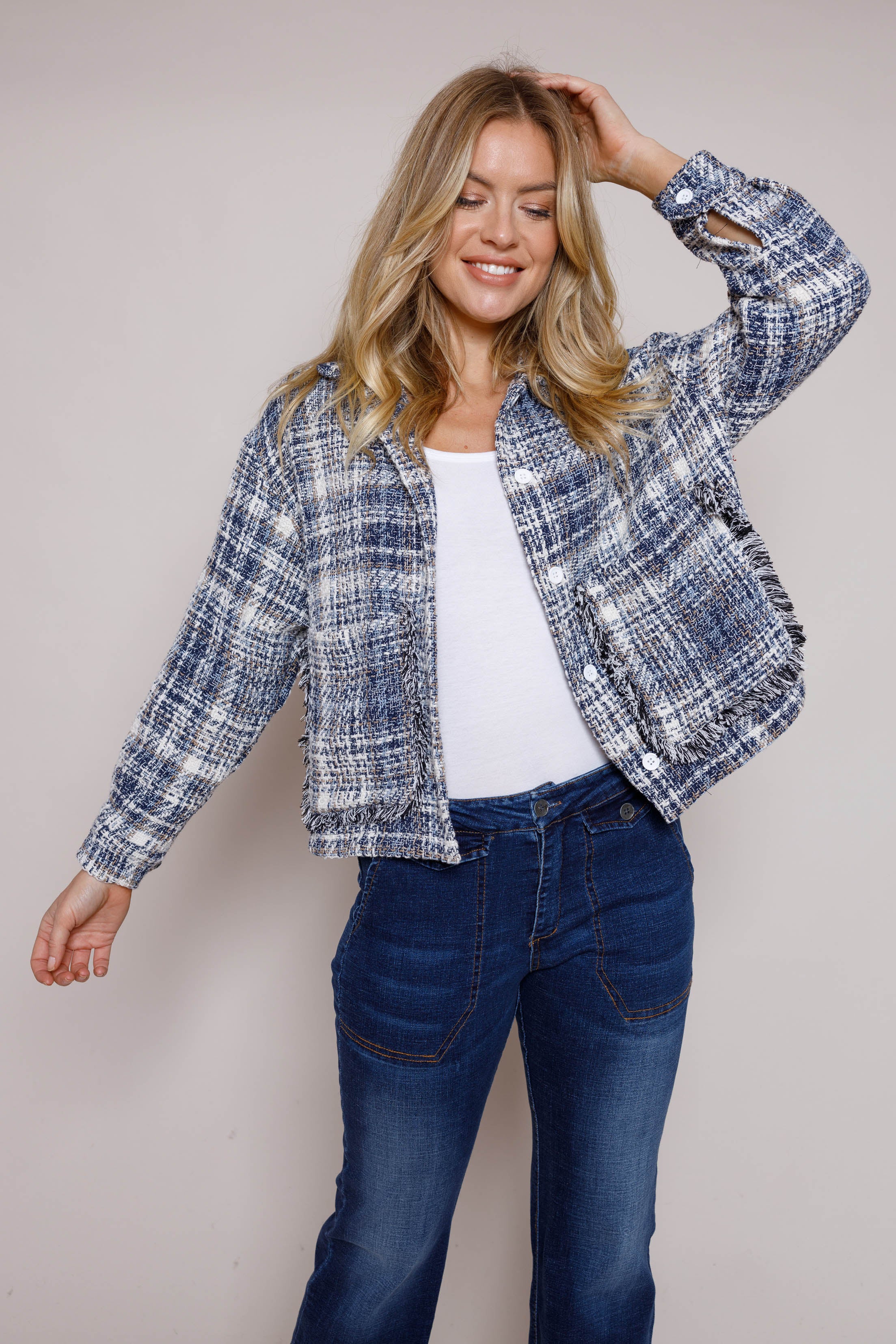 Textured Bomber jacket suzy d london Gwen