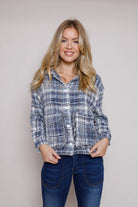 Suzy D bomber jacket textured Gwen