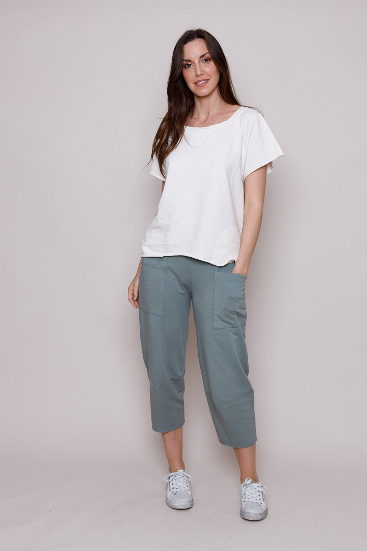 Jolene Front Pocket Cropped Jersey Trousers – Suzy D London