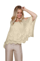Kendra Broderie Anglais Oversized Top - Suzy D London
