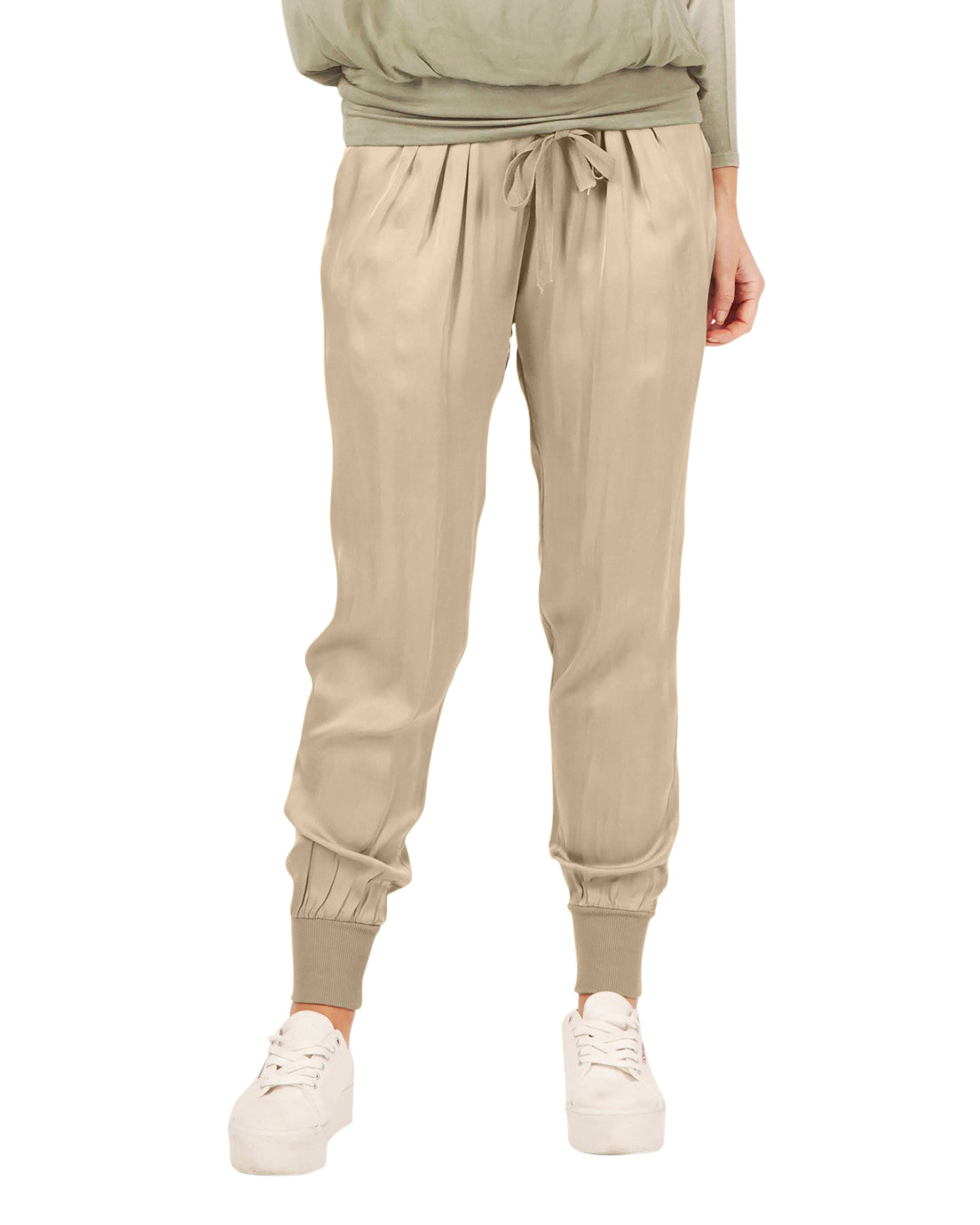 Kyra Silky Harems With Ribbed Cuff - Suzy D London