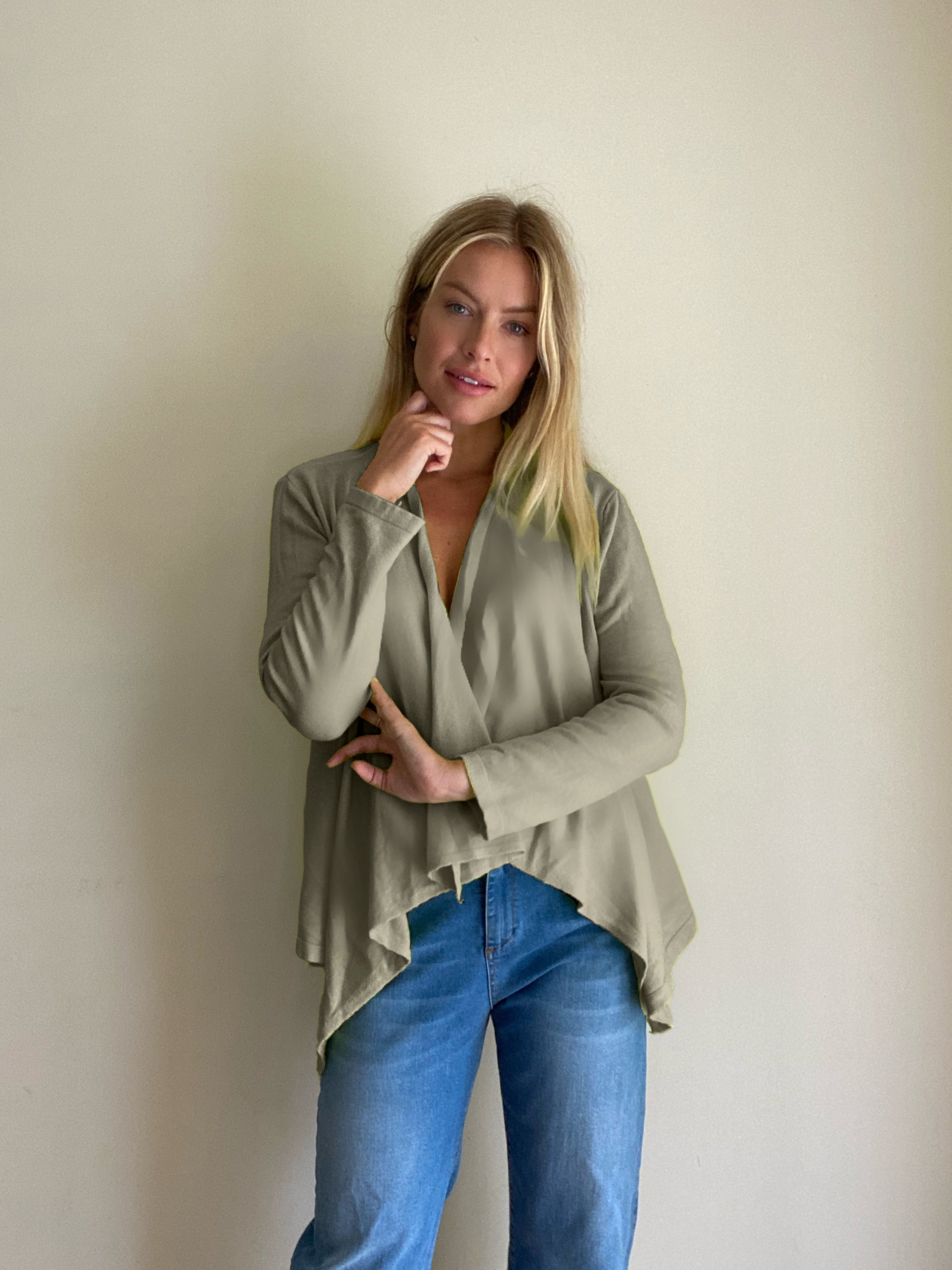 Lilian Soft Knit Waterfall Cardigan - Suzy D London