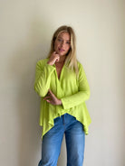 Suzy D Lilian Waterfall Cardigan