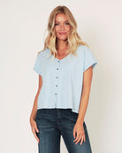 PALE BLUE MILAN T SHIRT SUZY D LONDON