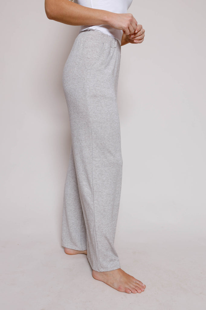 Wide leg Mary trousers in soft knit