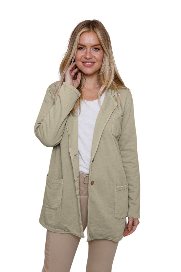 Max Long Blazer Khaki