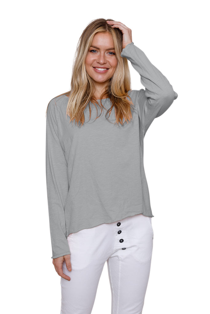 Miriam Raw Edge Relaxed Fit Top - Suzy D London