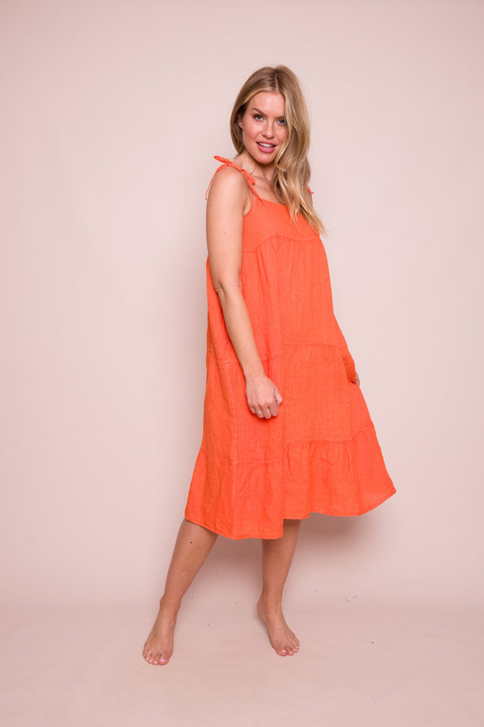 ORANGE SAPPHIRE DRESS SUZY D 
