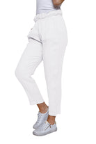 Sasha Elasticated Waist Linen Trouser Cream