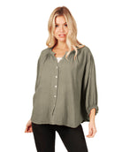 Vesti Textured Peasant Blouse - Suzy D London