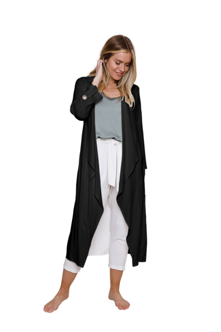 Windy Long Waterfall Jacket - Suzy D London