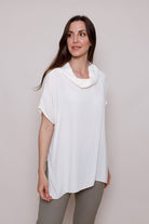 Suzy D Suzy D Wynn Cowl Neck Tee
