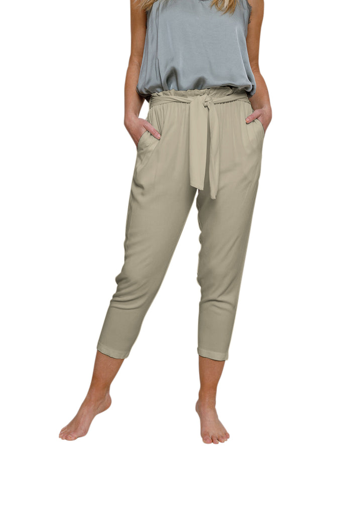 Wakely Elasticated Pants With Tie Detail