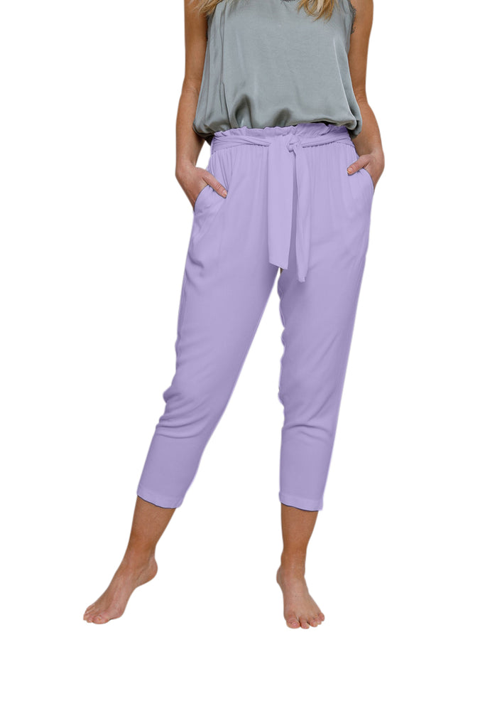 Wakely Elasticated Waist Pants With Tie Detail - Suzy D London