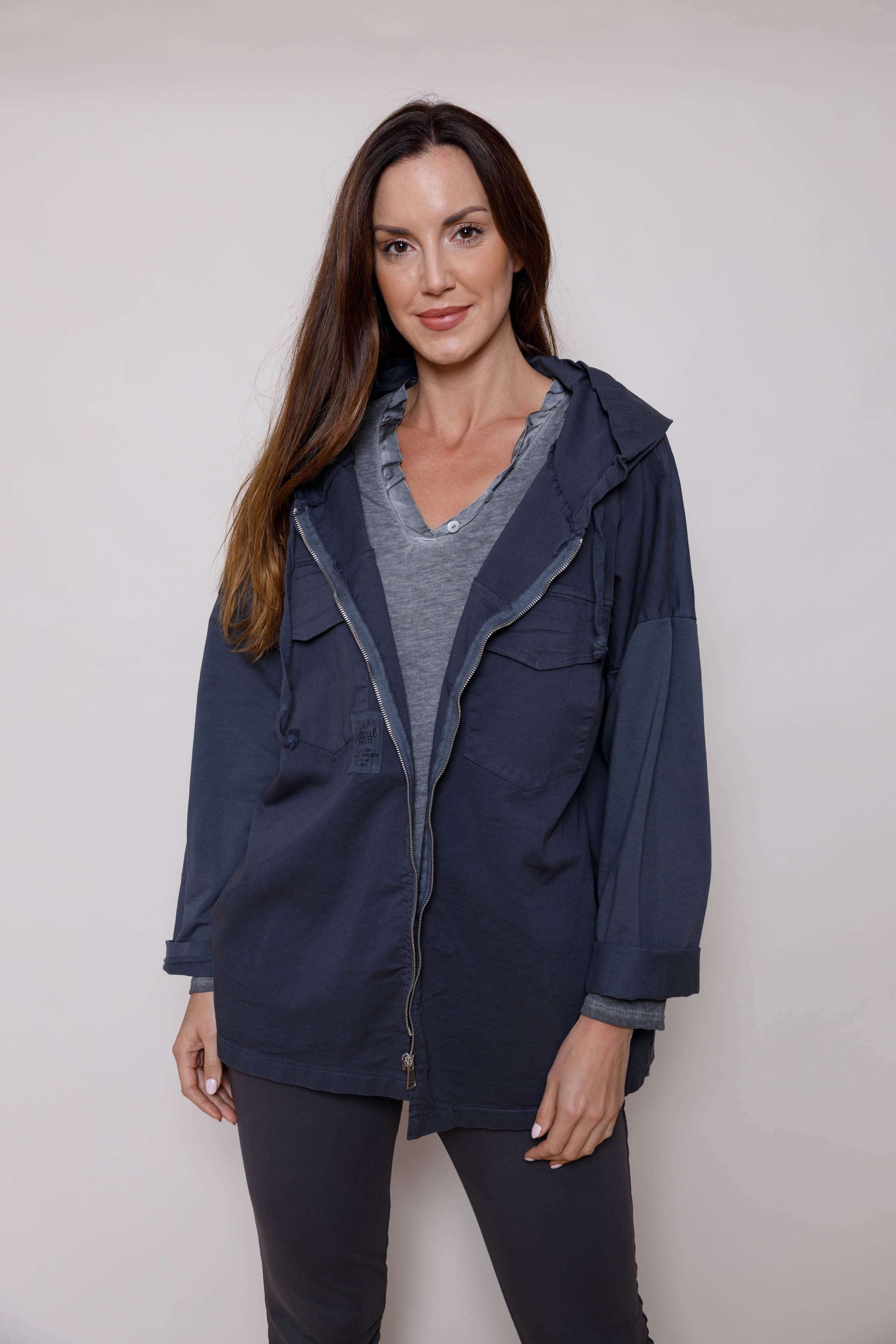 Suzy D bridget Longline Hooded Jacket